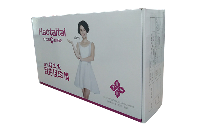智能指纹锁包装彩盒